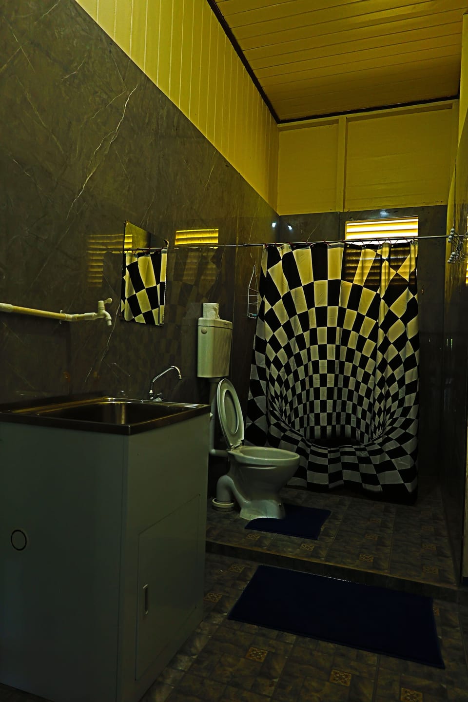 Economy Shared Dormitory, Garden View | Bathroom | Towels, soap, shampoo, toilet paper