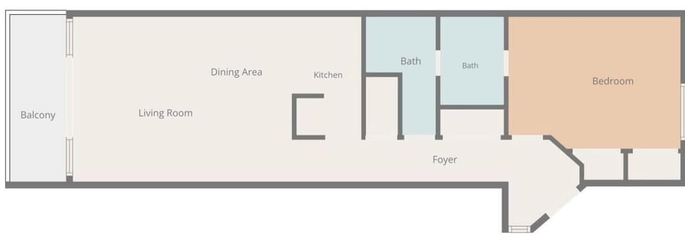 Ocean Creek 2306 - Floor Plan
