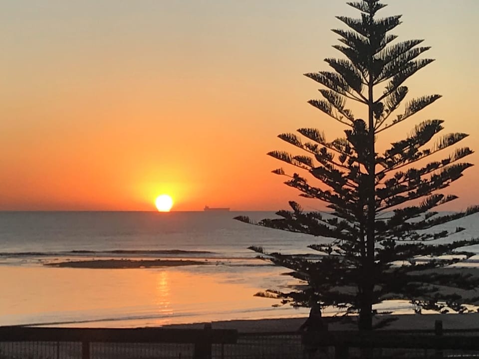 Watch the sunrise from your balcony.