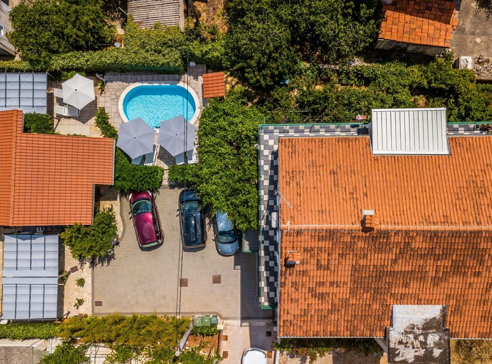 House (Two-Bedroom Holiday Home With Pool) | Aerial view