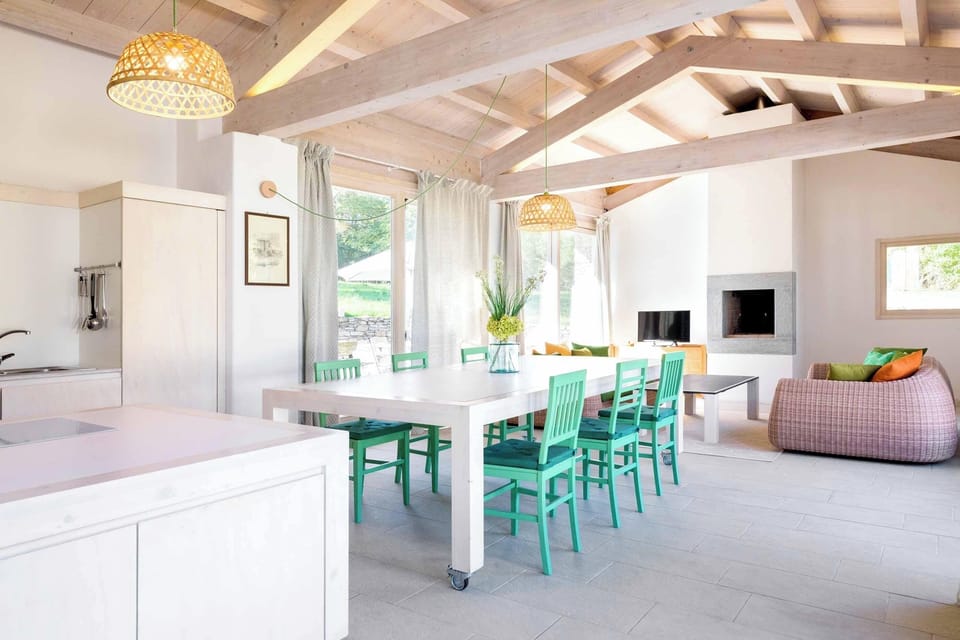 Superior Apartment, Patio, Pool View | Private kitchen