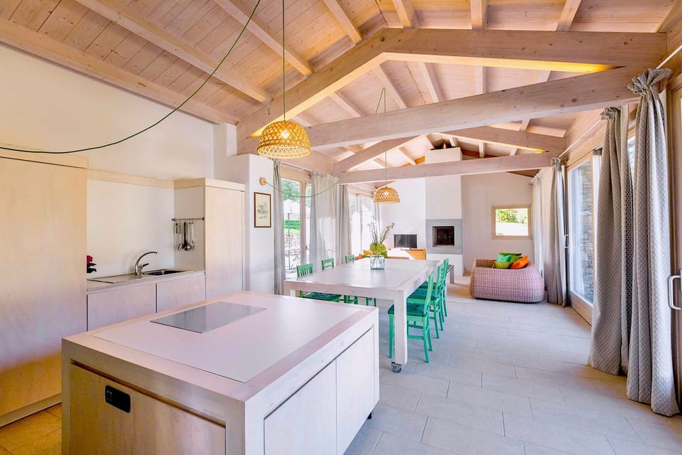 Superior Apartment, Patio, Pool View | Private kitchen