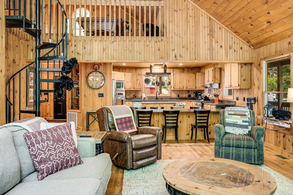 Open concept living area