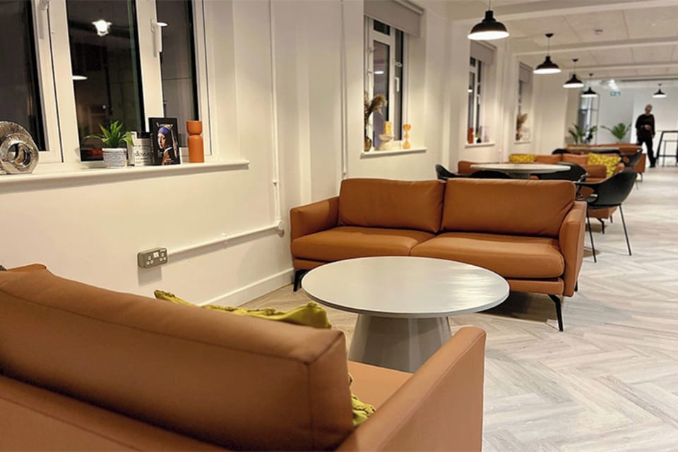 Lobby sitting area