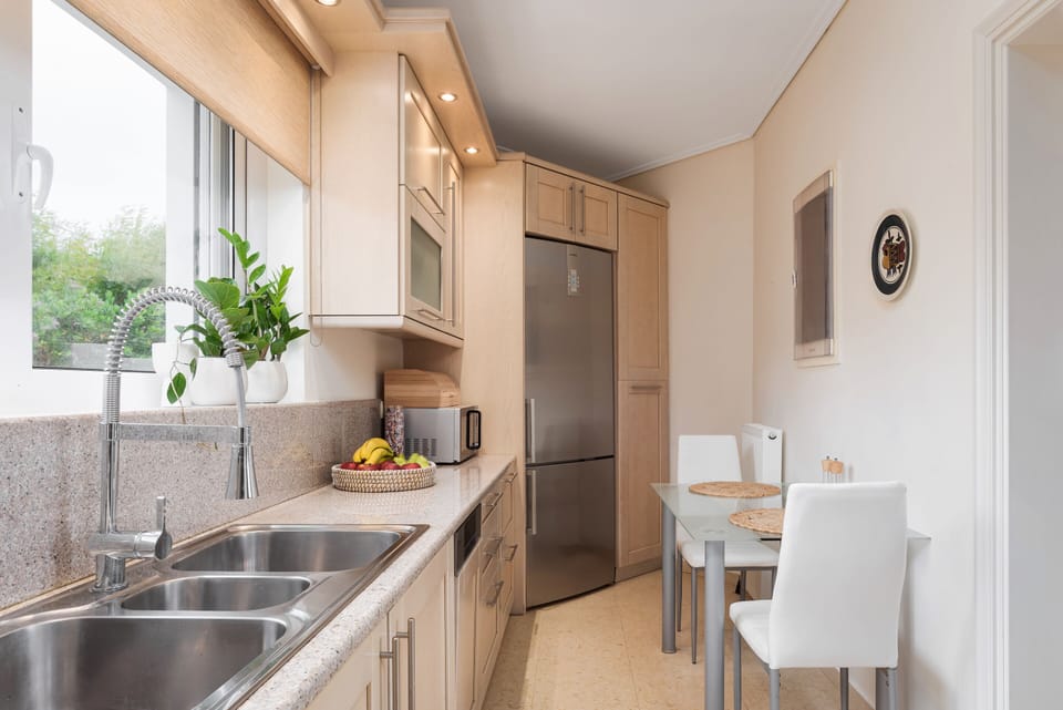 Family Villa, Sea View | Private kitchen | Full-size fridge, microwave, oven, stovetop