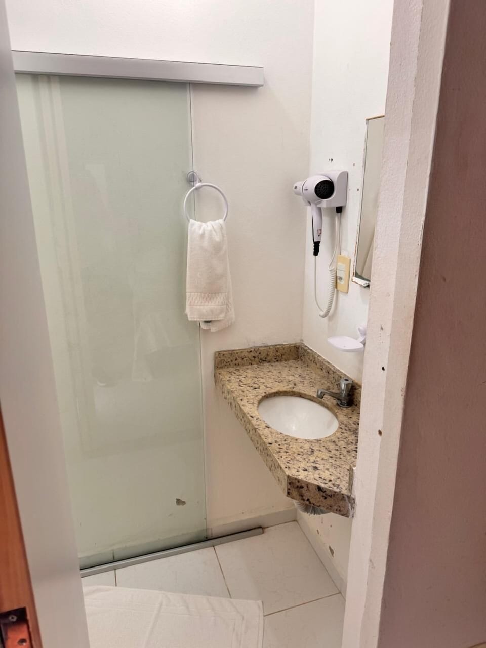 Traditional Triple Room | Bathroom | Shower, towels, soap, toilet paper