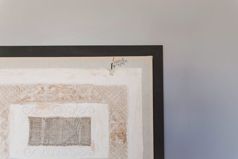A piece of history—this picture was damaged during the Odile Hurricane in 2014, a reminder of the storm's impact