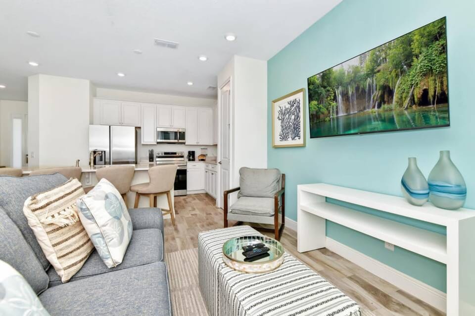 Townhome, Multiple Beds, Patio, Garden View (Pistachio Palace) | Living area | 42-inch flat-screen TV with digital channels