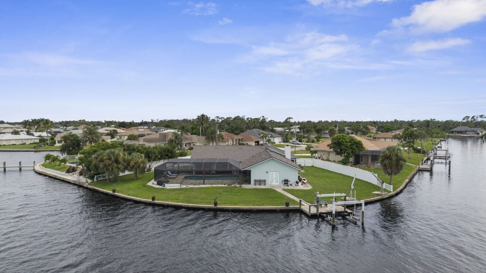 Scenic Aerial View | Riverfront Living | Beautiful Neighborhood