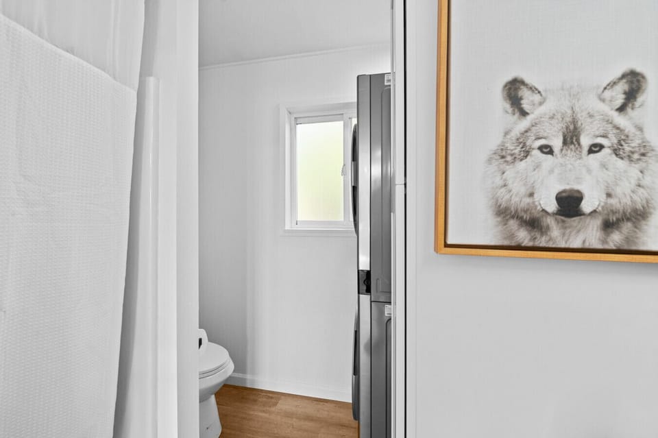 Main level Bathroom w/ washer and dryer