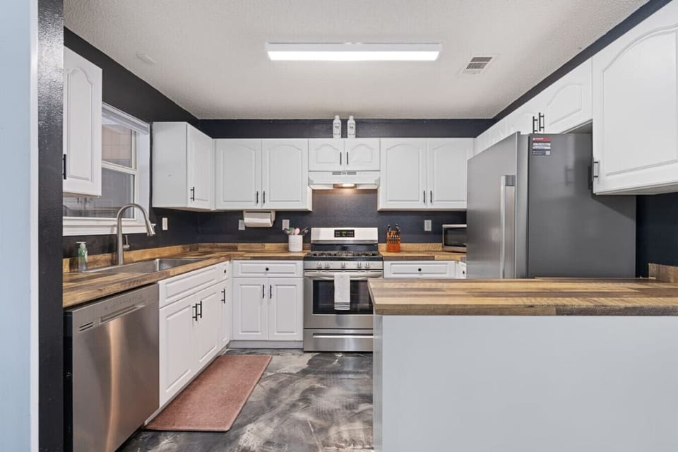 Kitchen with Gas Stove