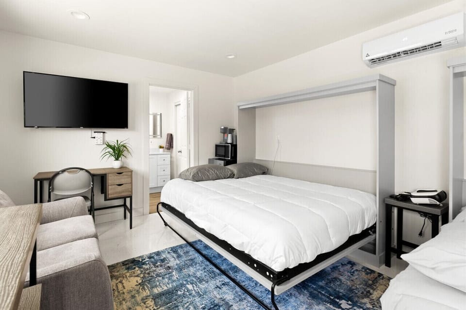 Sleek Murphy beds designed for comfort and space efficiency.