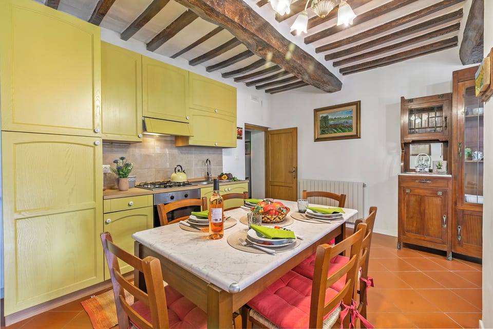 Kitchen and dining area