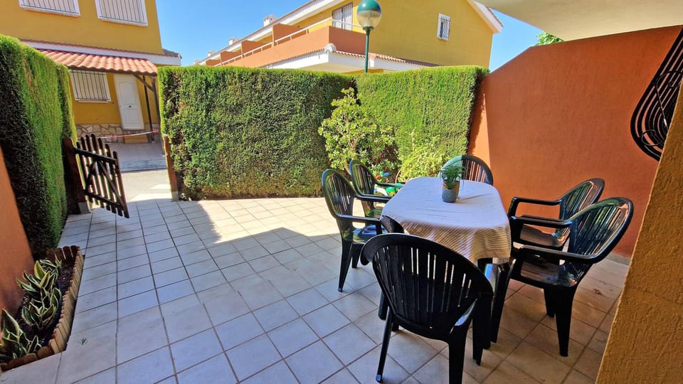Covered terrace