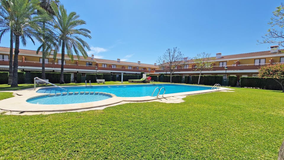 Terrace and pool