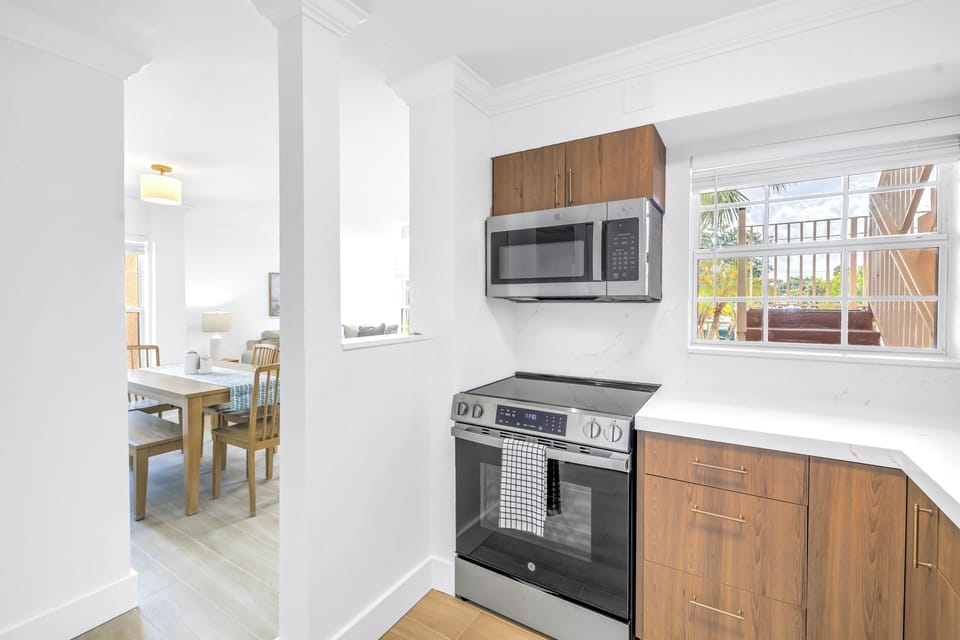 New full kitchen with all major and minor appliances.