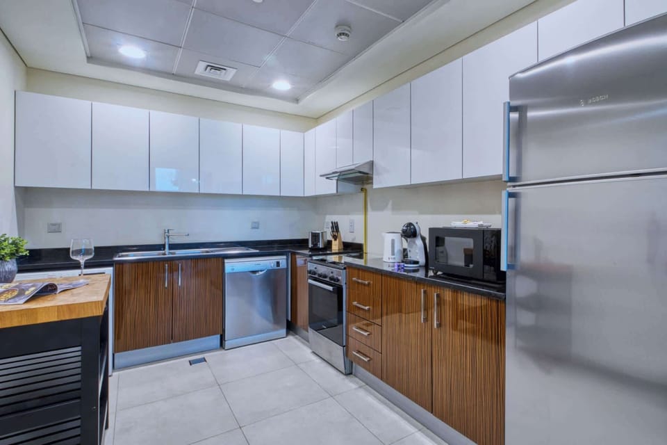 Feel right at home in this well-prepared kitchen.
