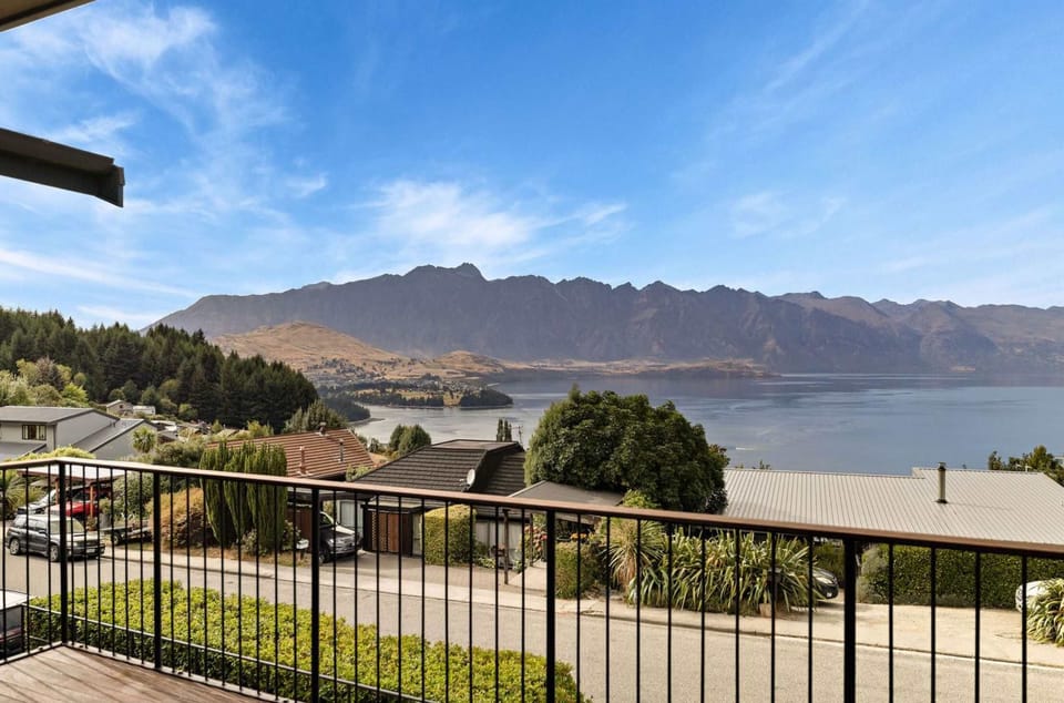 Spectacular views of the Remarkables Mountains from the living room and main bedroom.