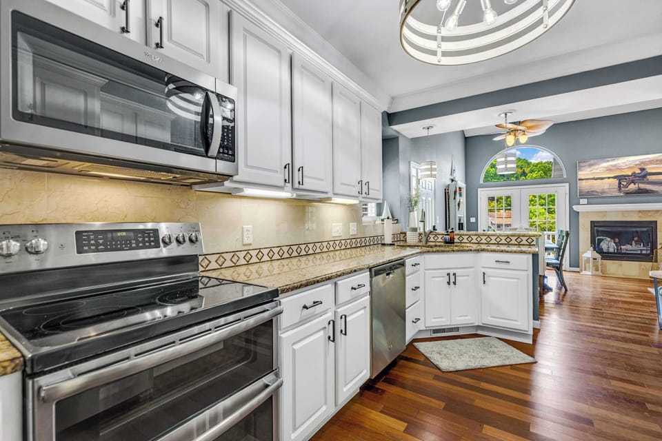 Craft culinary delights in the full kitchen