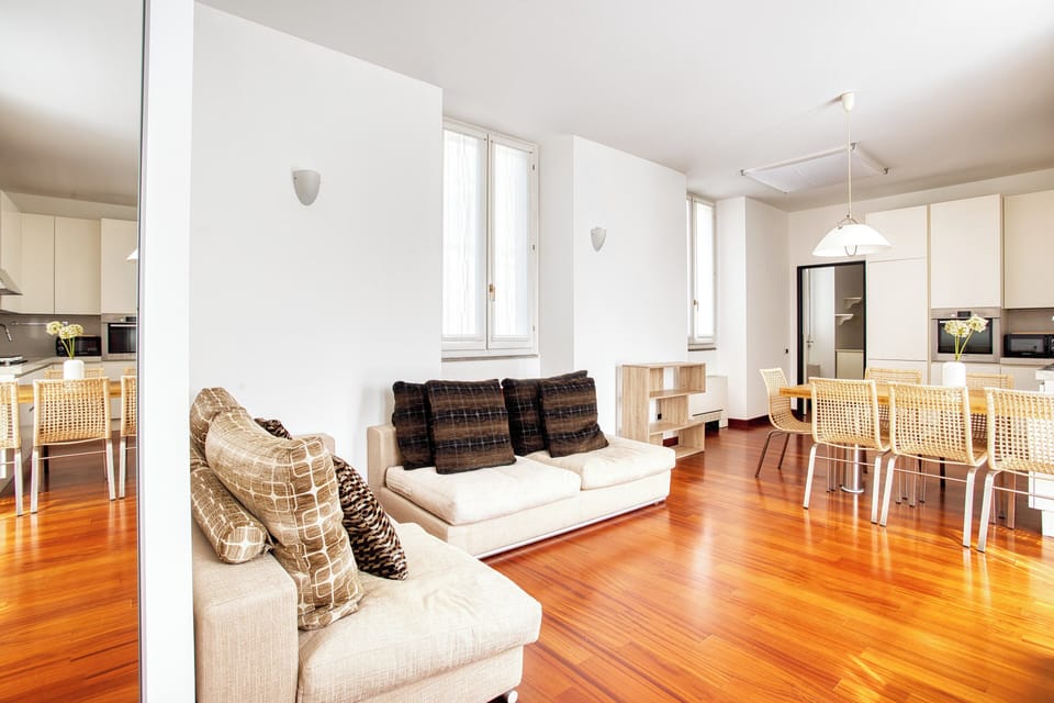 Apartment, 1 Double Bed with Sofa bed | Living area | Flat-screen TV