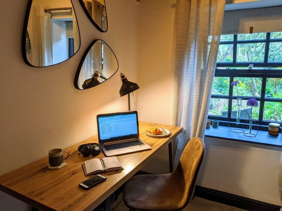 Office/Work Area overlooking the garden