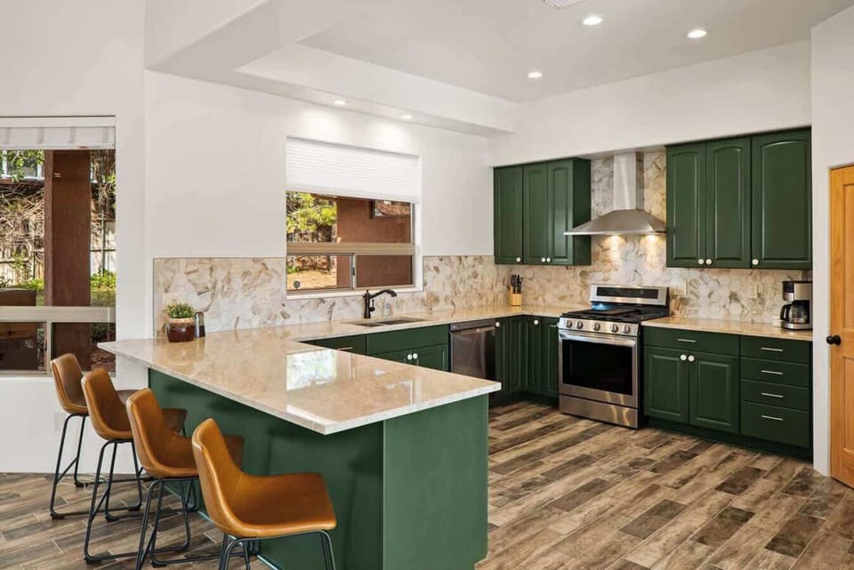 Prepare delicious meals in this fully-equipped kitchen.