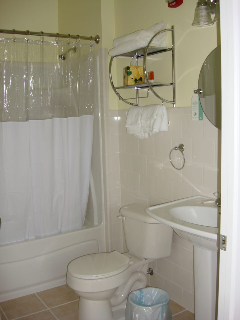 Free toiletries, hair dryer, towels, soap