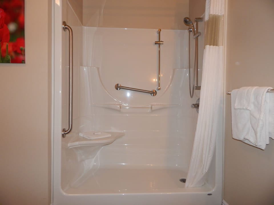 Superior Room, 1 Queen Bed, Accessible (Hotel) | Bathroom | Free toiletries, hair dryer, towels