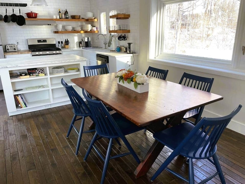 Gather around our inviting dining table, perfect for meals, laughter, and connection. Whether sharing stories over dinner, playing board games, or enjoying coffee and conversation, this space fosters warmth and togetherness for family and friends.