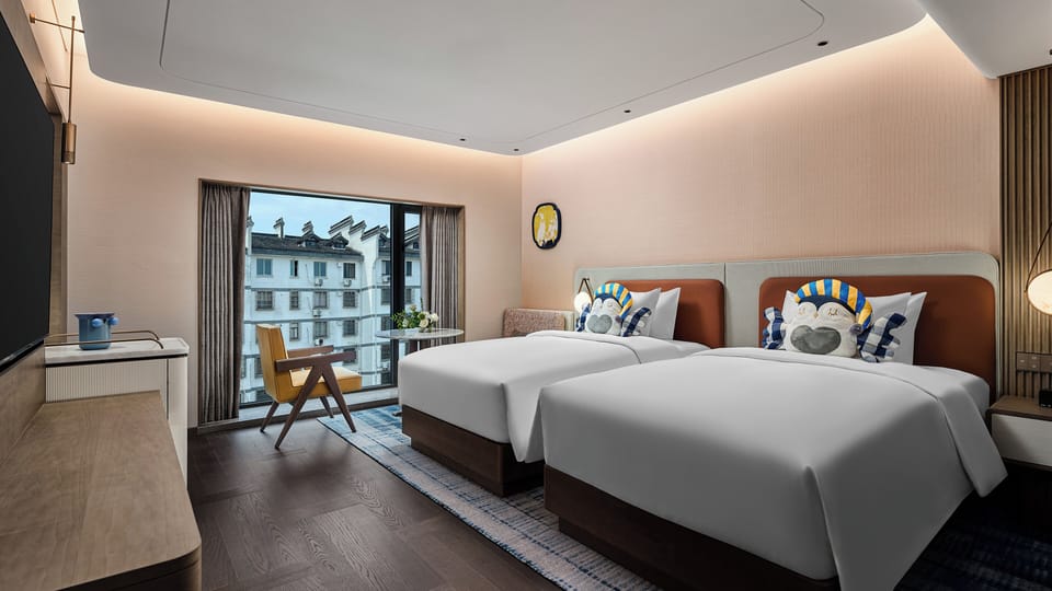 Standard Room, 2 Twin Beds | Premium bedding, laptop workspace, blackout drapes, soundproofing