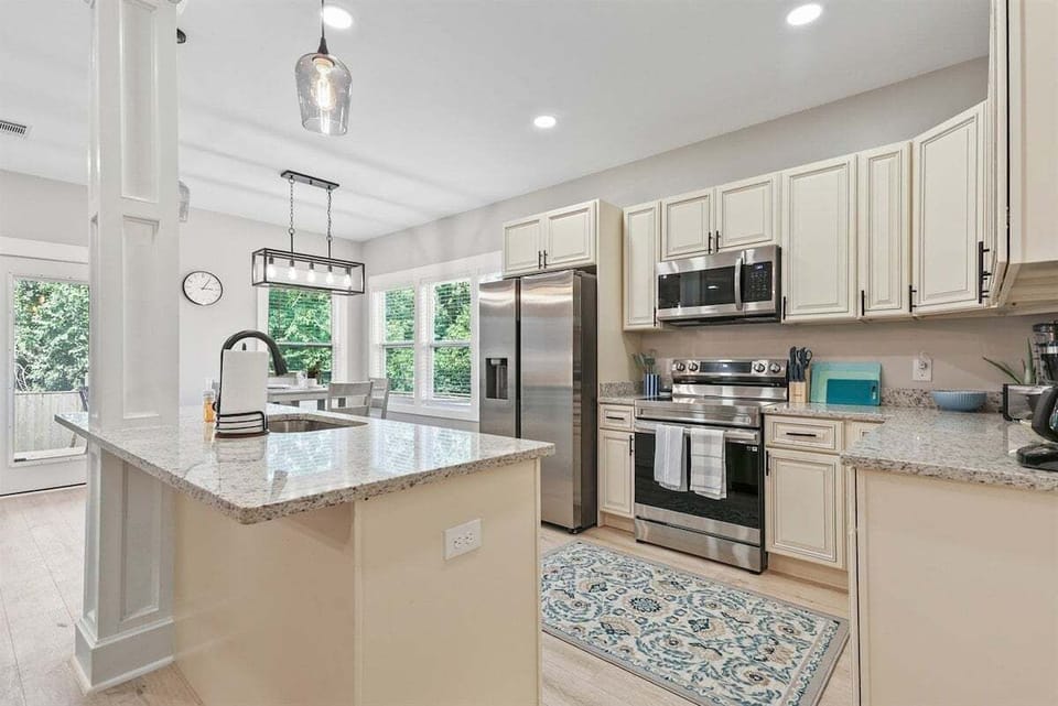 Whip up something special in this charming kitchen—fully equipped for your culinary needs!