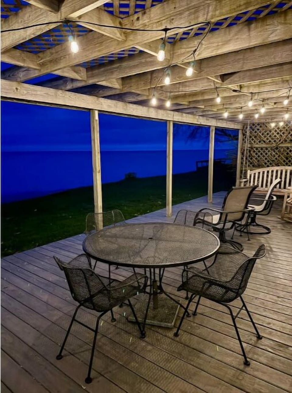 On the deck