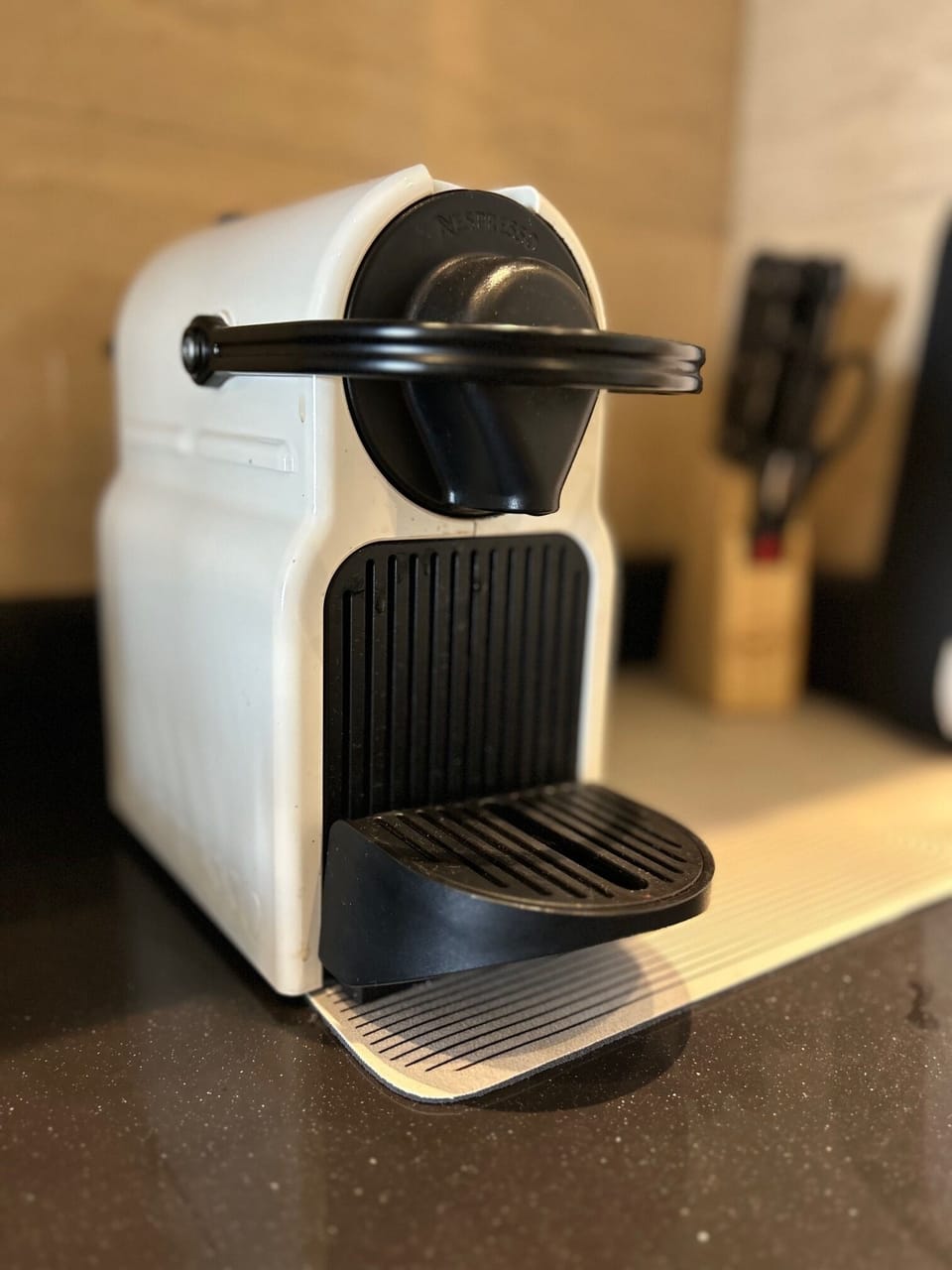 Complimentary coffee, tea and water is available.