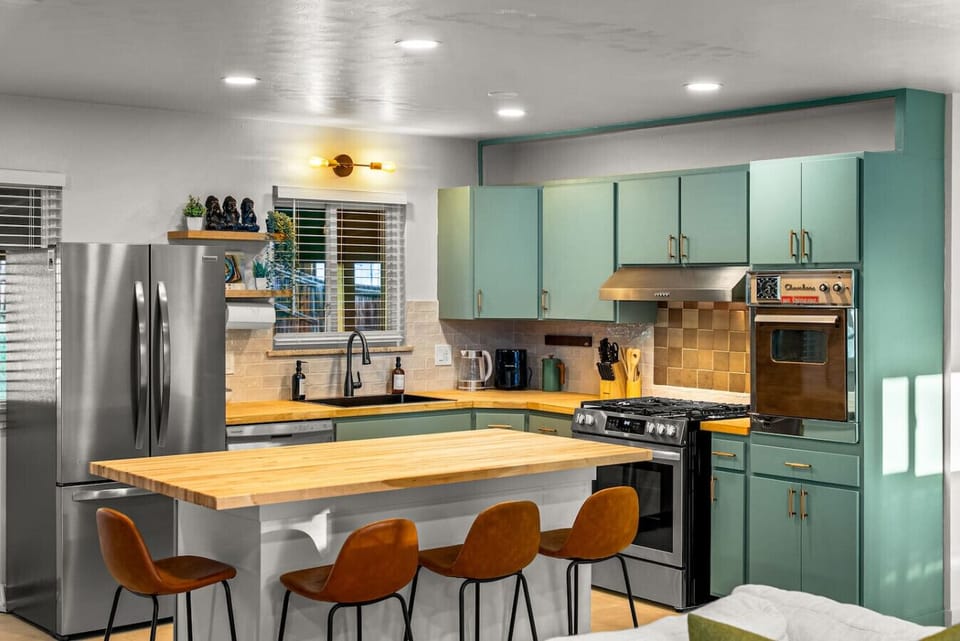 Fully equipped kitchen ready for your culinary creations