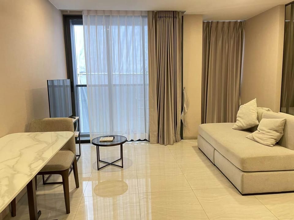 Classic Apartment, Balcony, City View | Living area | 40-inch LCD TV with cable channels