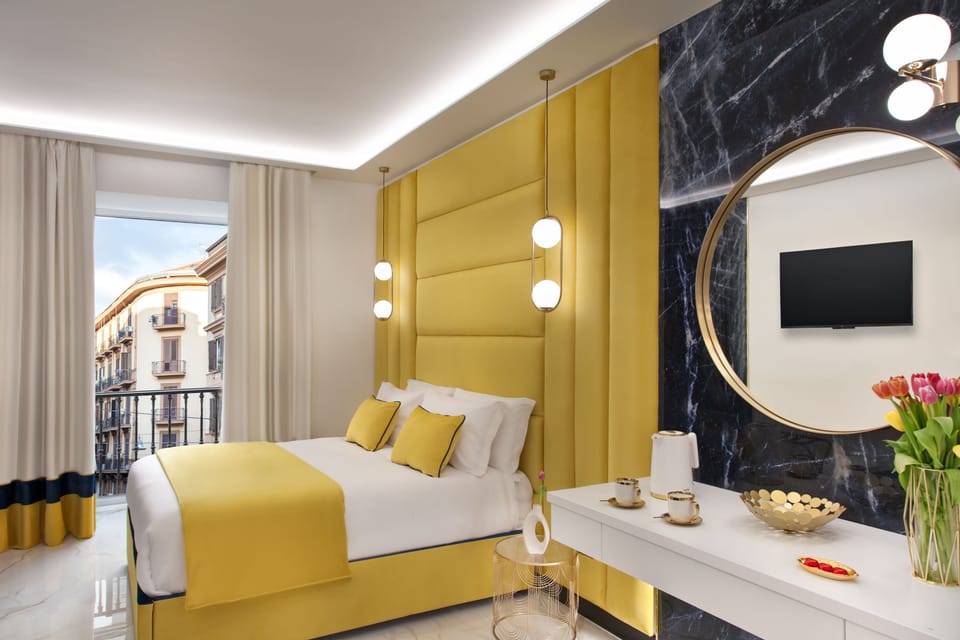 Luxury Quadruple Room, City View | Desk, free WiFi
