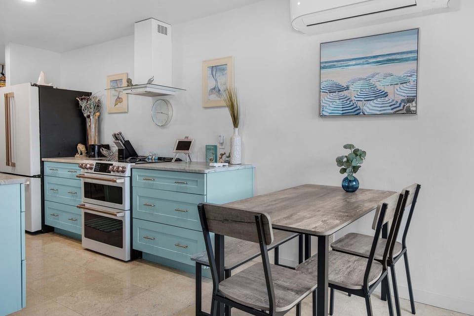 Dining and kitchen area