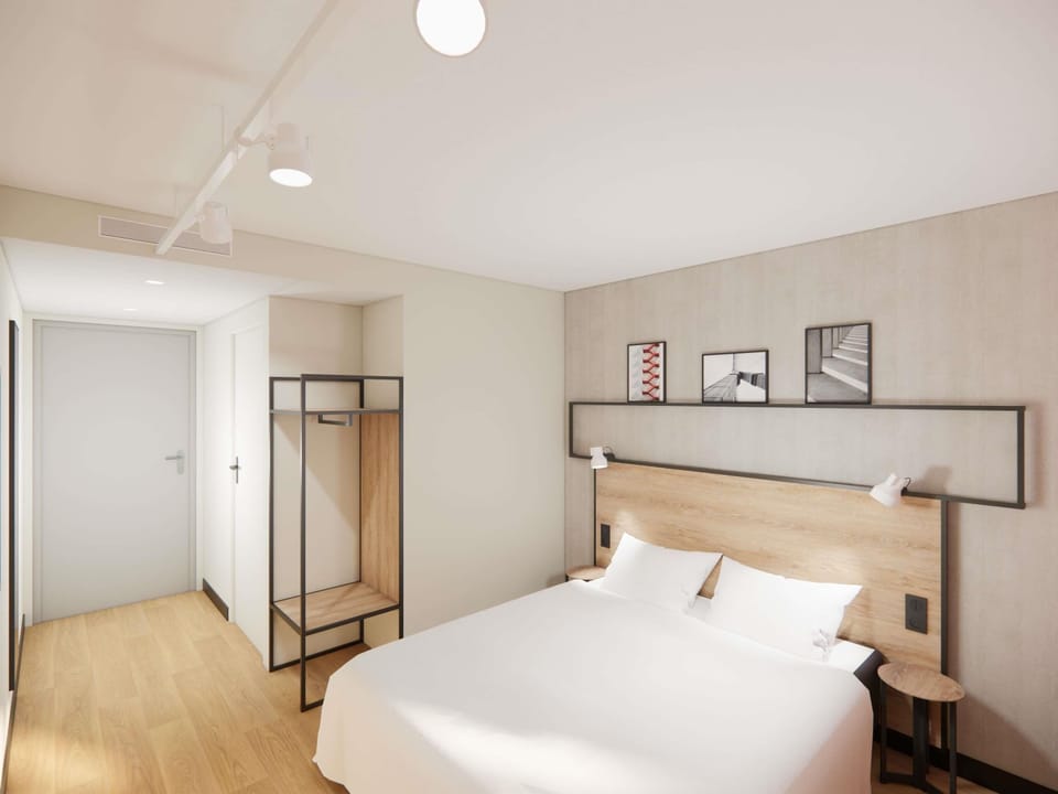 Premium bedding, desk, soundproofing, iron/ironing board