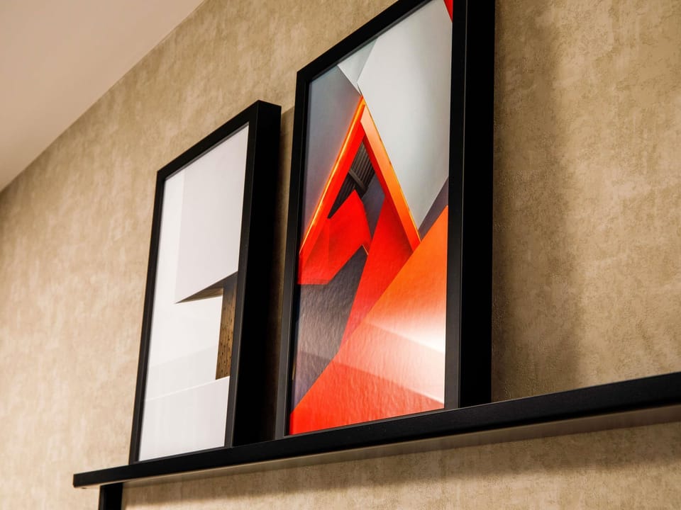 Premium bedding, desk, soundproofing, iron/ironing board