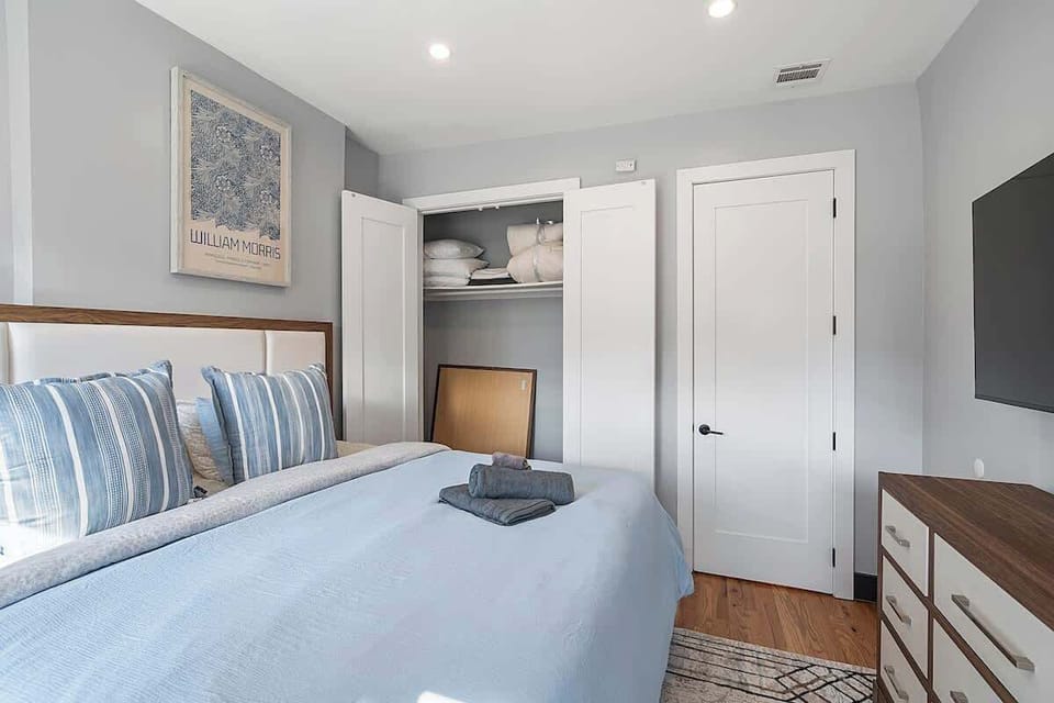 Sleep in style with premium bedding, blackout curtains, and comfort galore

