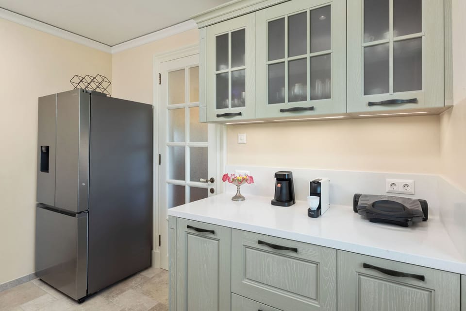 Classic Apartment, City View | Private kitchen | Electric kettle, toaster