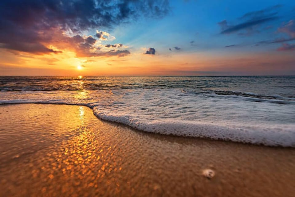 Catch a sunrise over the Atlantic, just steps away.