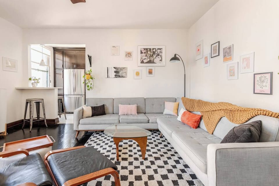 spacious living room