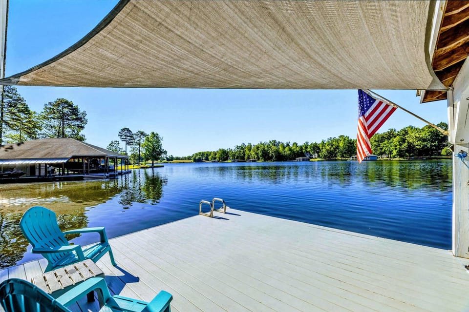 A Front-Row Seat to Lake Life – Protected by shade and surrounded by still water—this is the pace of the private side.