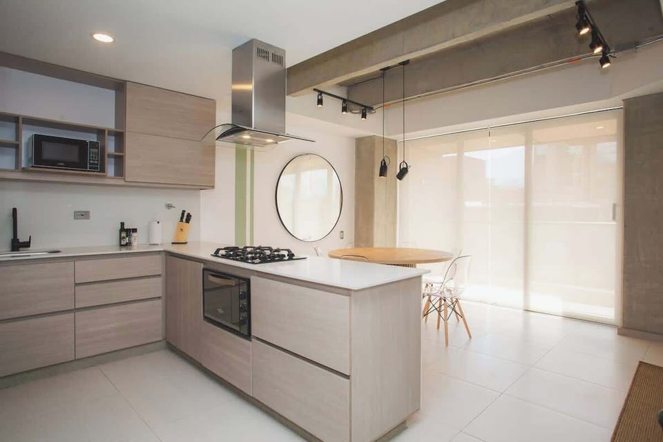 Apartment, Multiple Beds, Balcony, City View (Ekkos 902) | Private kitchen | Coffee/tea maker