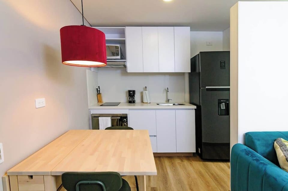 Apartment, 1 Queen Bed, Balcony, City View (GO 1703) | Private kitchen | Coffee/tea maker