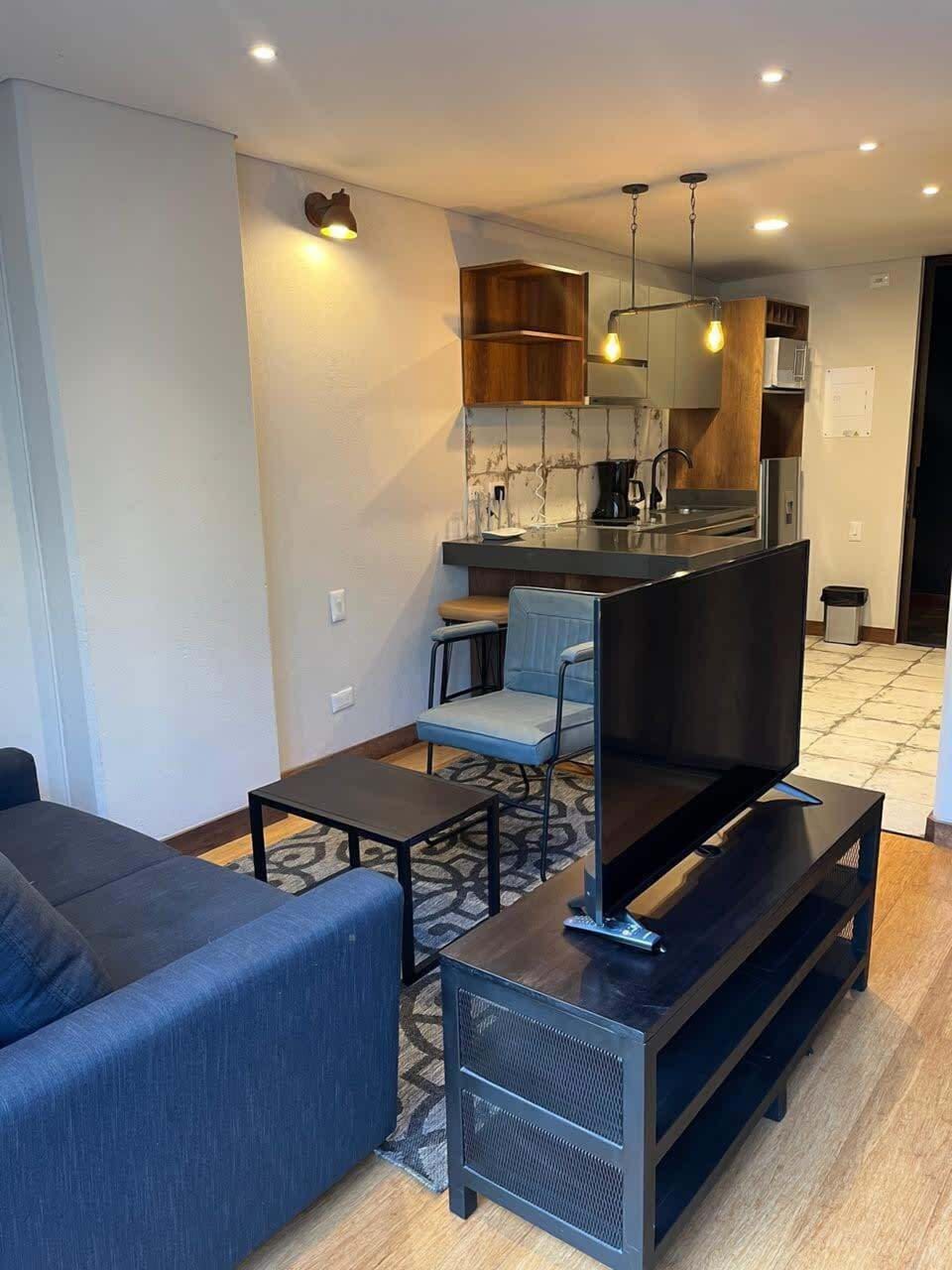 Apartment, 1 Queen Bed, Balcony, City View (La Primera 206) | Living area