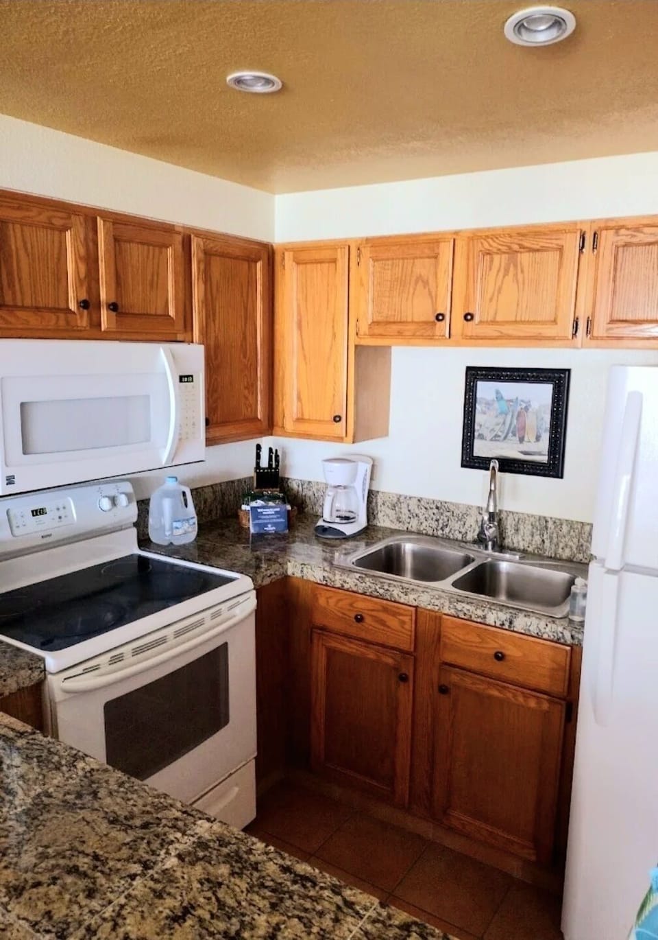 Condo, 2 Bedrooms, Balcony, Ocean View | Private kitchen | Full-size fridge, microwave, oven, stovetop