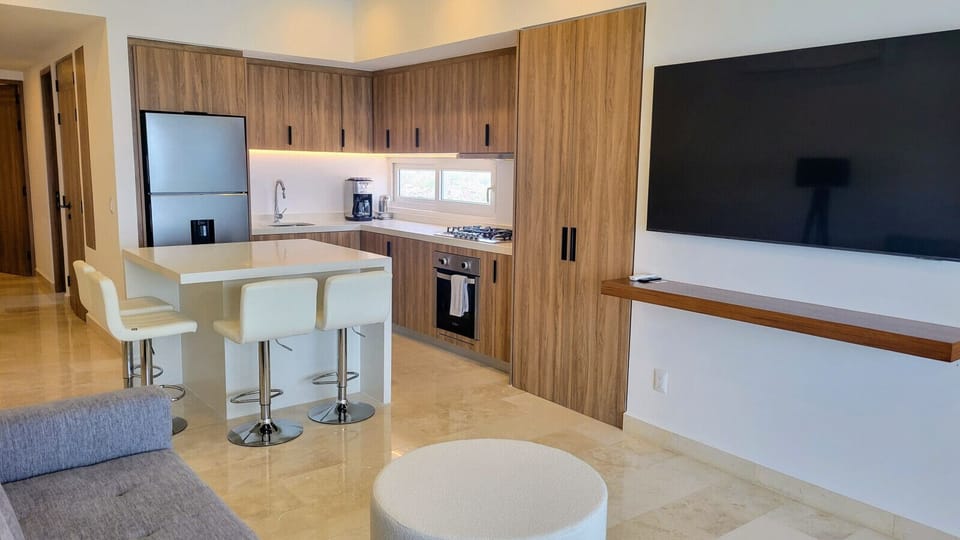 Living Room With Samsung Smart TV