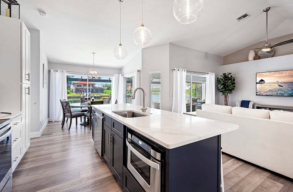 Kitchen with Center Island Great for Entertaining